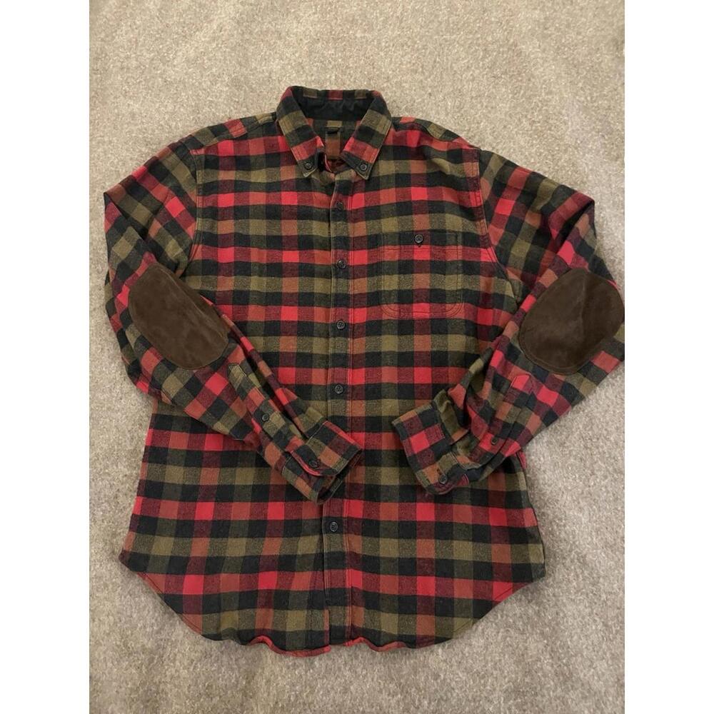 J.Crew Wool Cotton Plaid Flannel Shirt